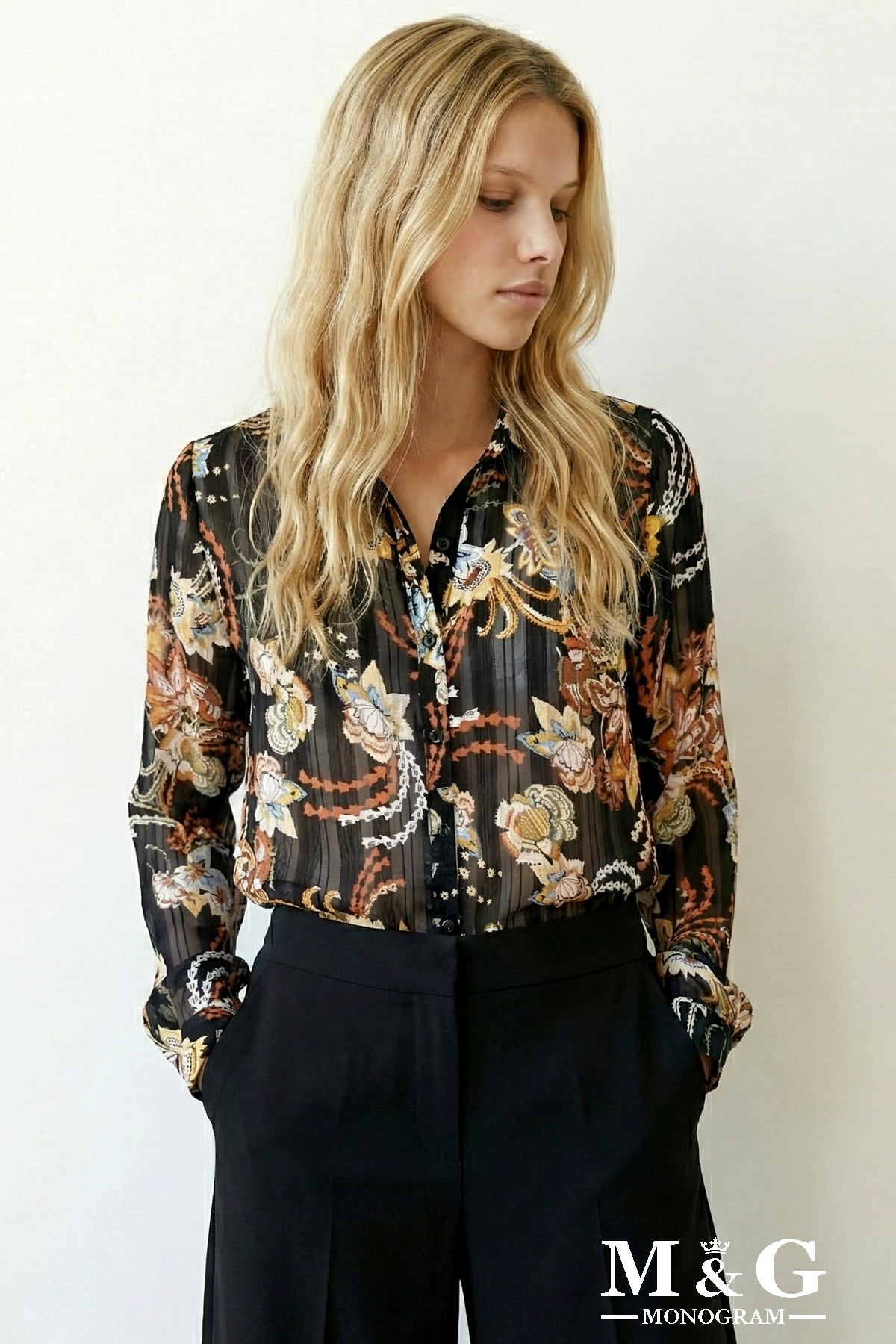 Wholesaler M&G MONOGRAM - Printed shirt with shiny threads