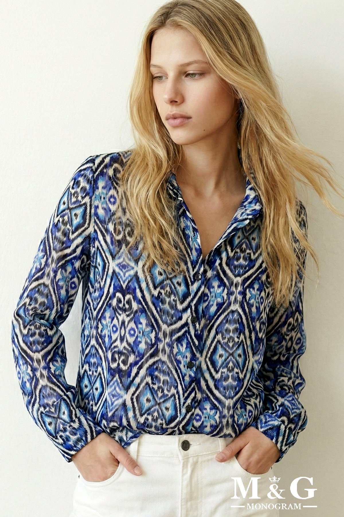 Wholesaler M&G MONOGRAM - Printed shirt with shiny threads