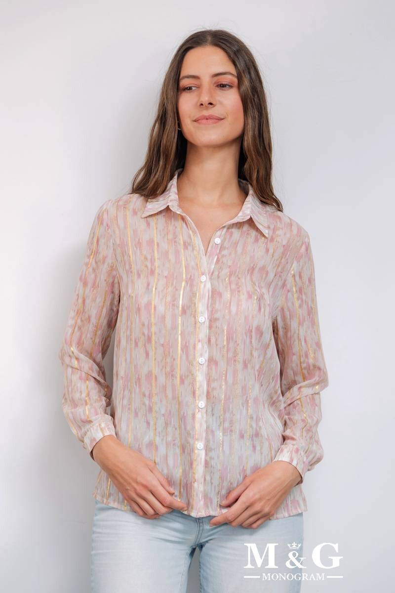 Grossiste M&G MONOGRAM - Chemise à imprimé irisé