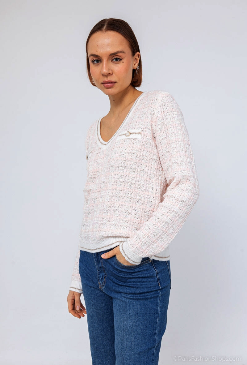 Grossiste M&G MONOGRAM - Pull avec fils brillants
