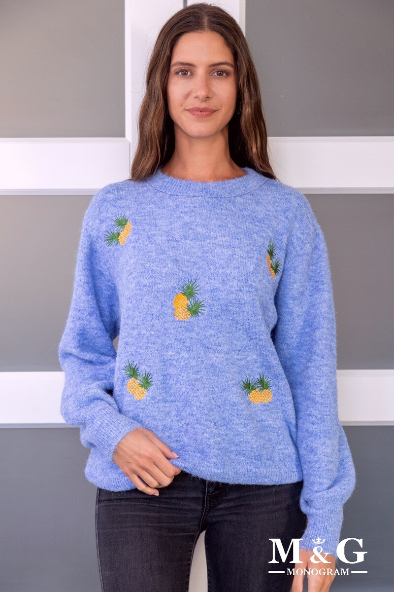 Grossiste M&G MONOGRAM - Pull avec ananas brodés