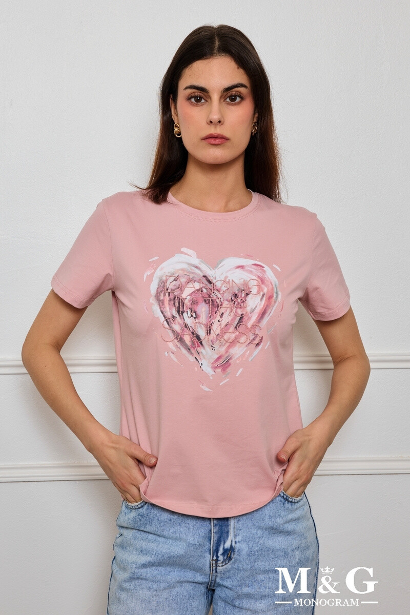 Grossiste M&G MONOGRAM - T-shirt 3D « DANCING IN THE SADNESS » brodé avec imprimé