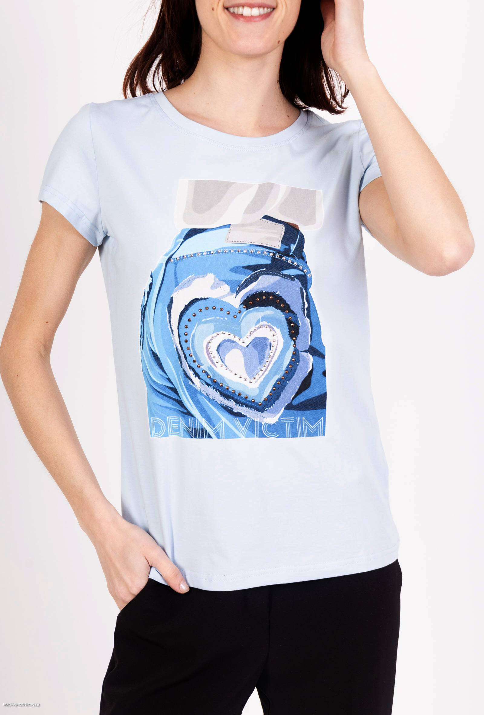 Wholesaler M&G MONOGRAM - "Denim Victim" print t-shirt