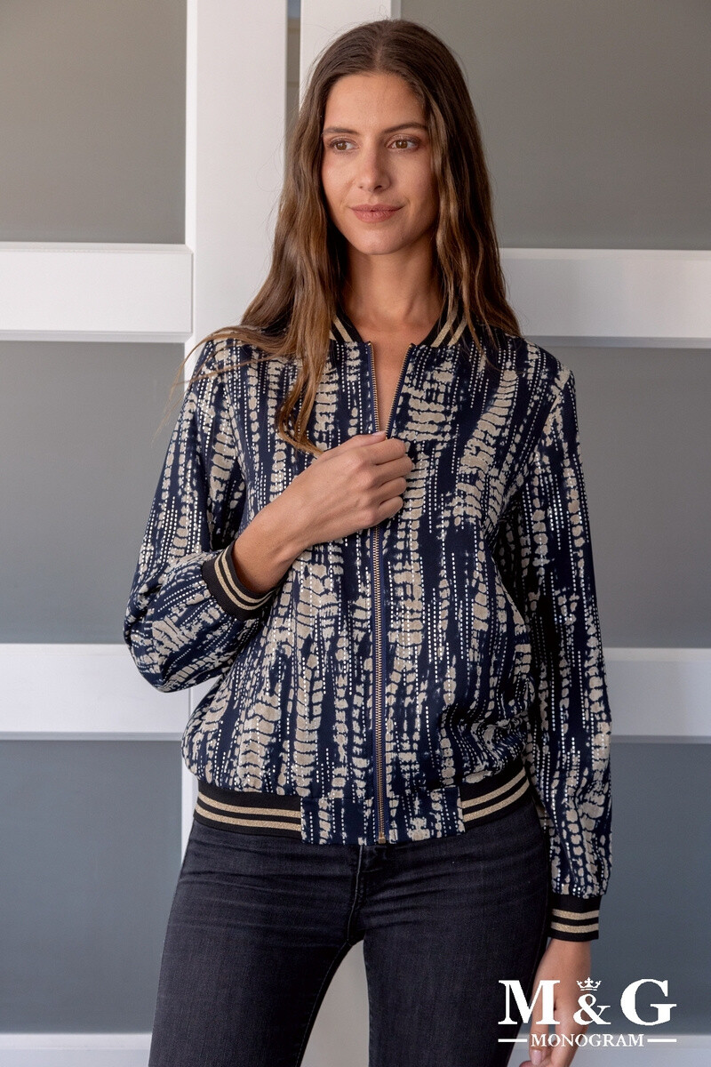 Grossiste M&G MONOGRAM - Bomber à imprimé irisé