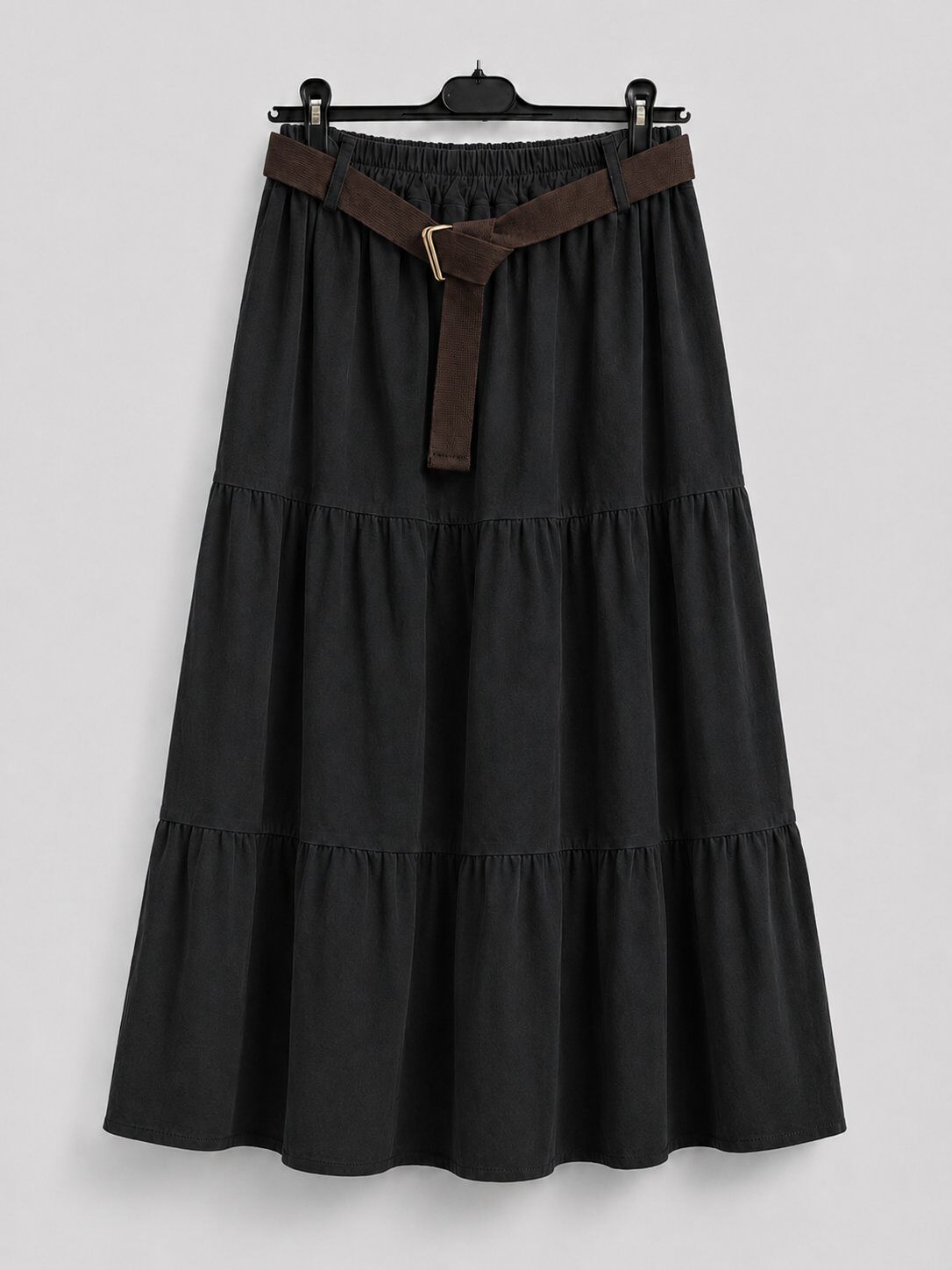 Wholesaler M&G Pronto Moda - Long Skirt "Free Land" in Light Velvet