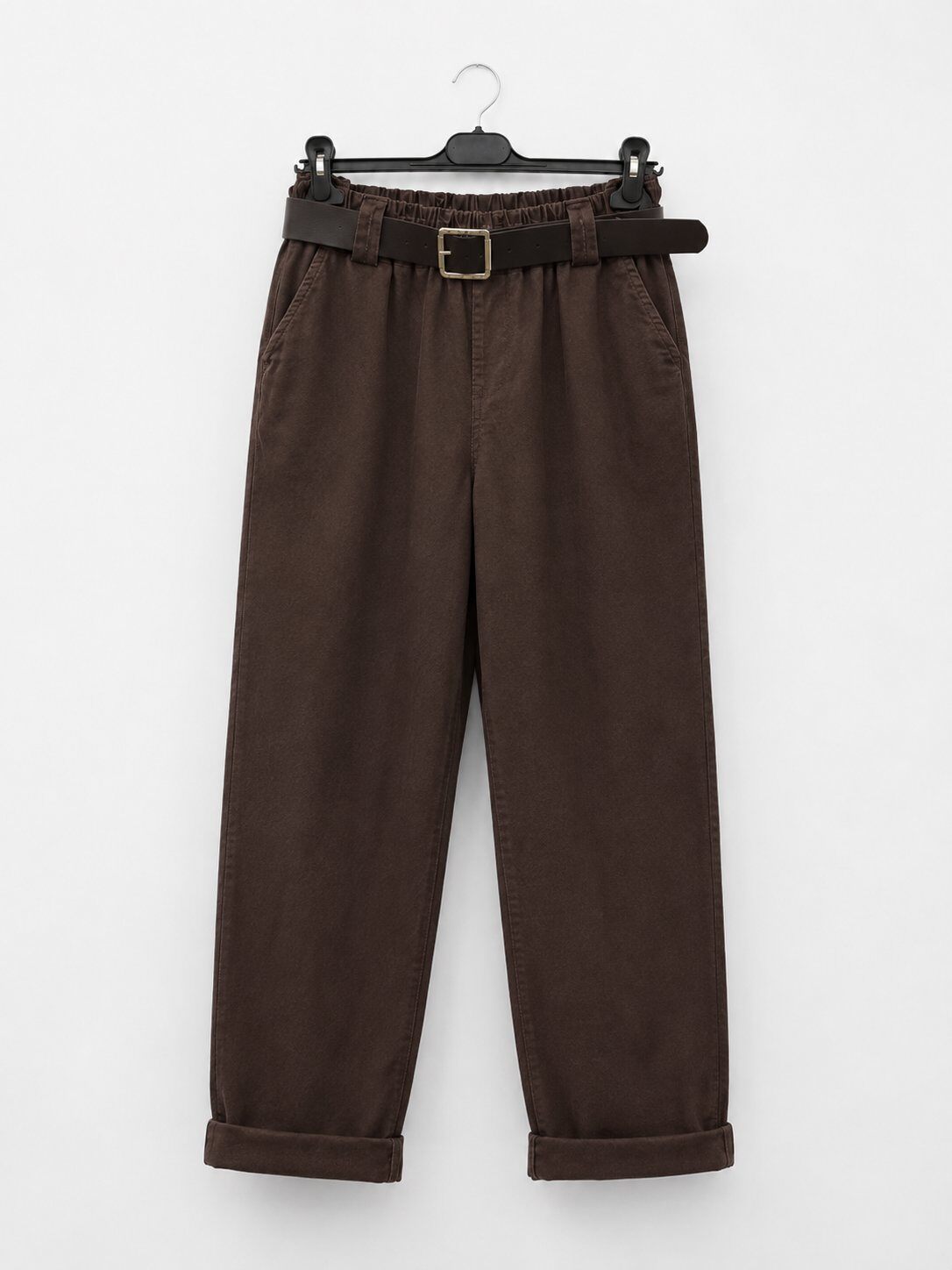 Wholesaler M&G Pronto Moda - Women's vintage casual pants with belt