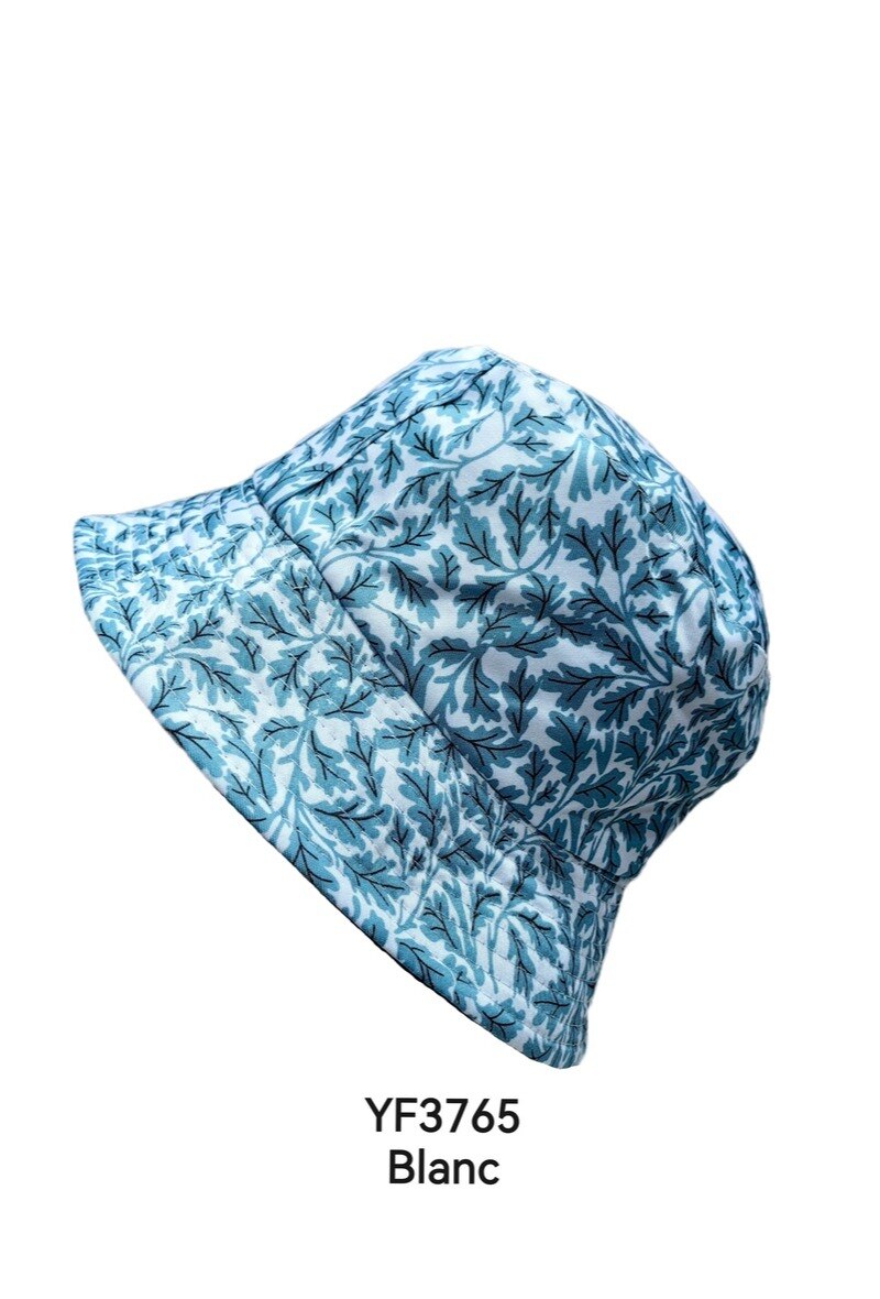Grossiste M&P Accessoires - Bob chapeau réversible unisexe imprimé feuilles