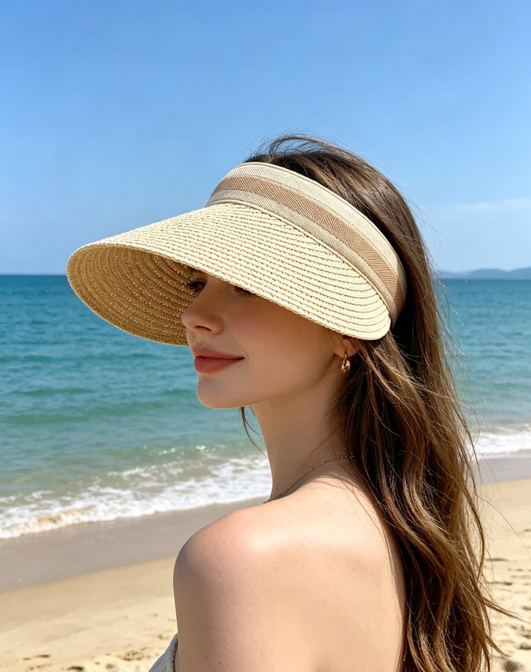 Wholesaler M&P Accessoires - Visor straw hat