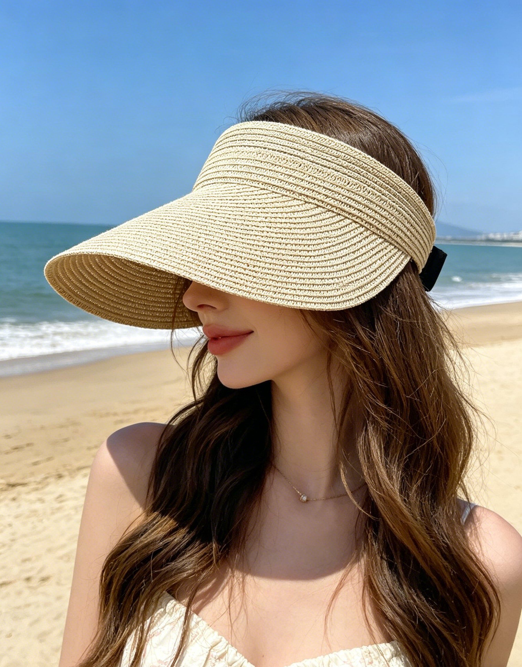 Grossiste M&P Accessoires - Chapeau visière avec élastique, peut se ranger à plat