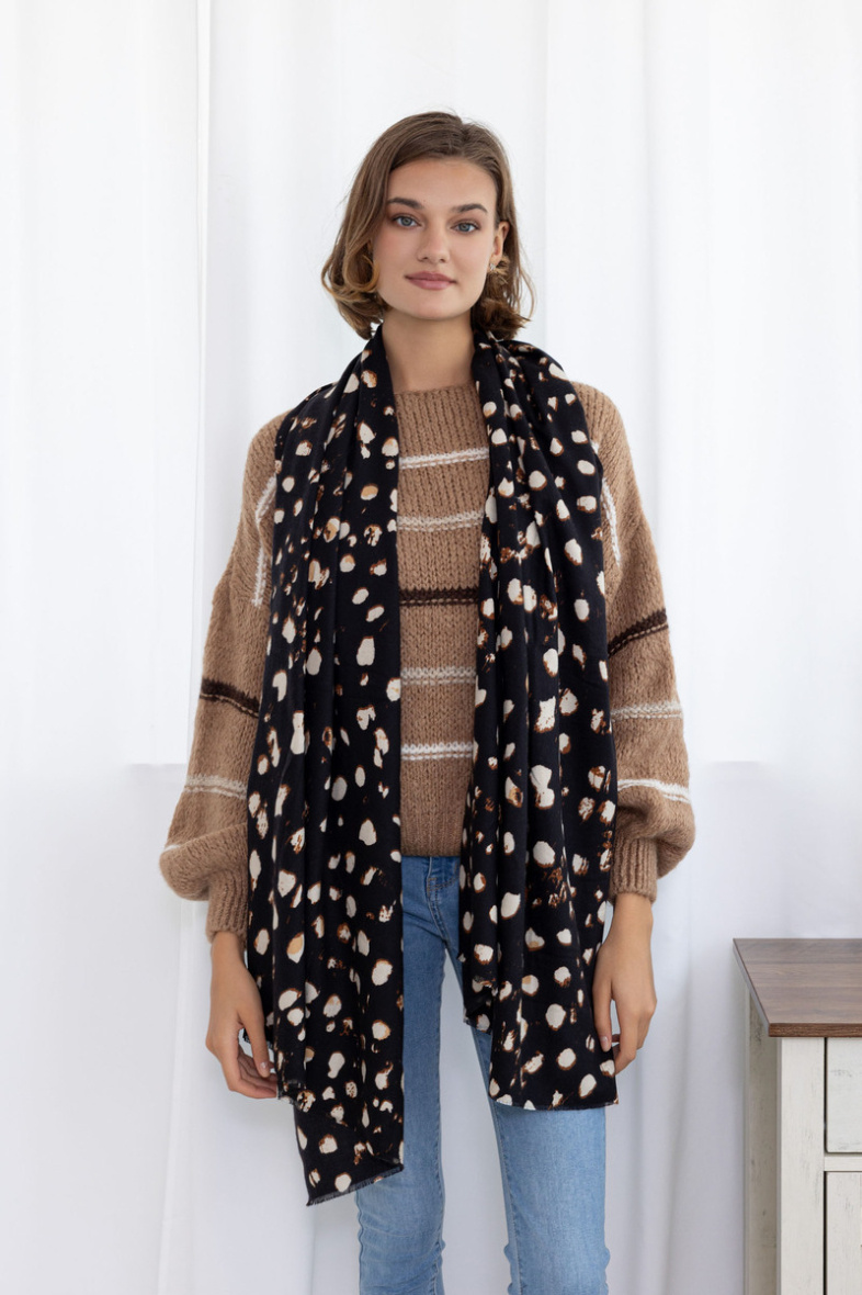 Mayorista M&P Accessoires - Bufanda suave de invierno con lunares
