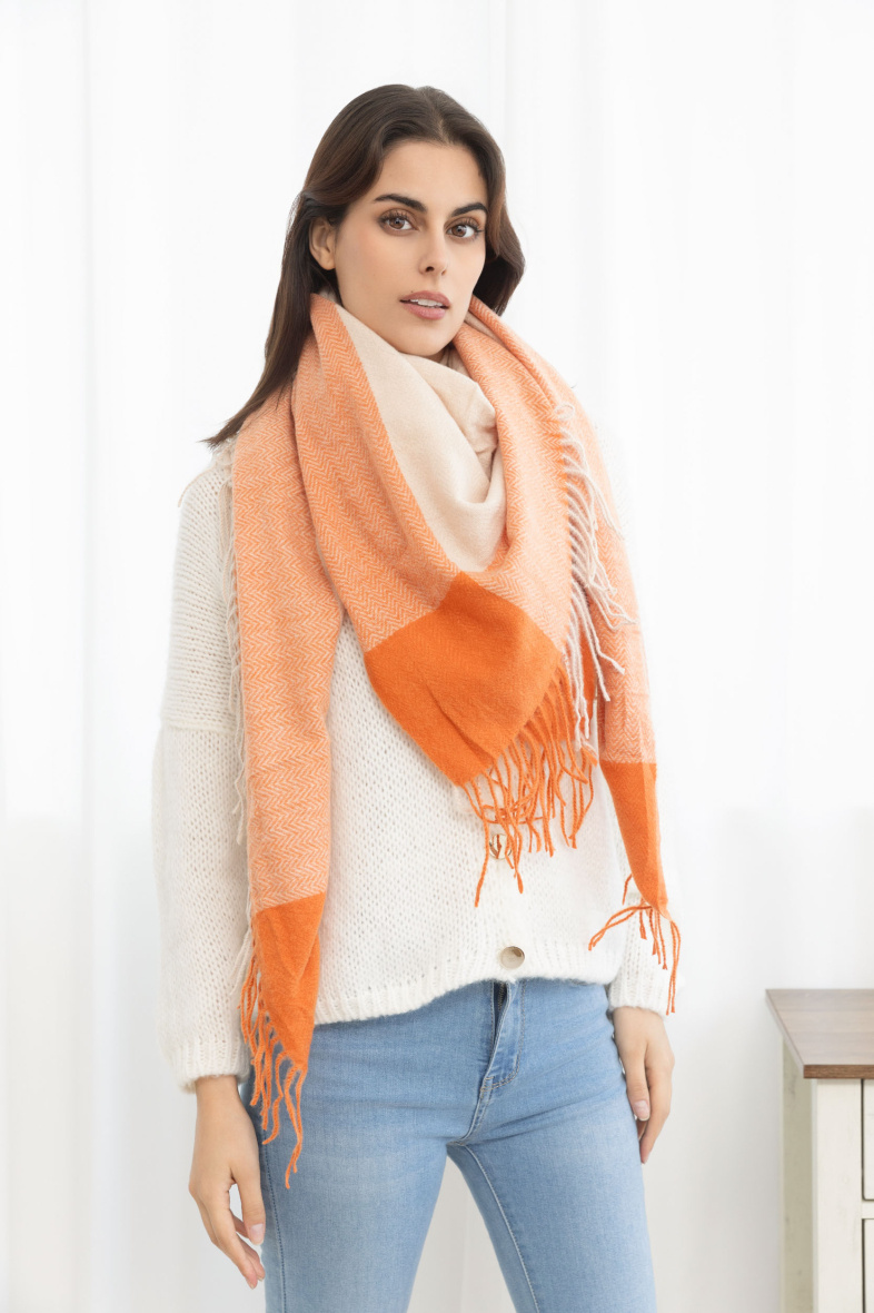Mayorista M&P Accessoires - Estola de invierno a cuadros cuadrada 135*135 cm