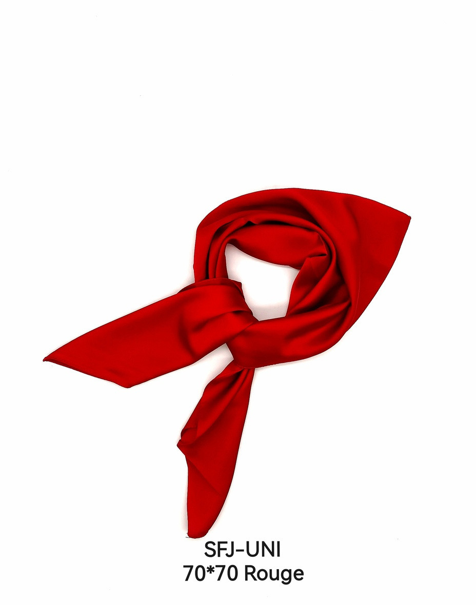 Wholesaler M&P Accessoires - Small square scarf 70 * 70cm solid color