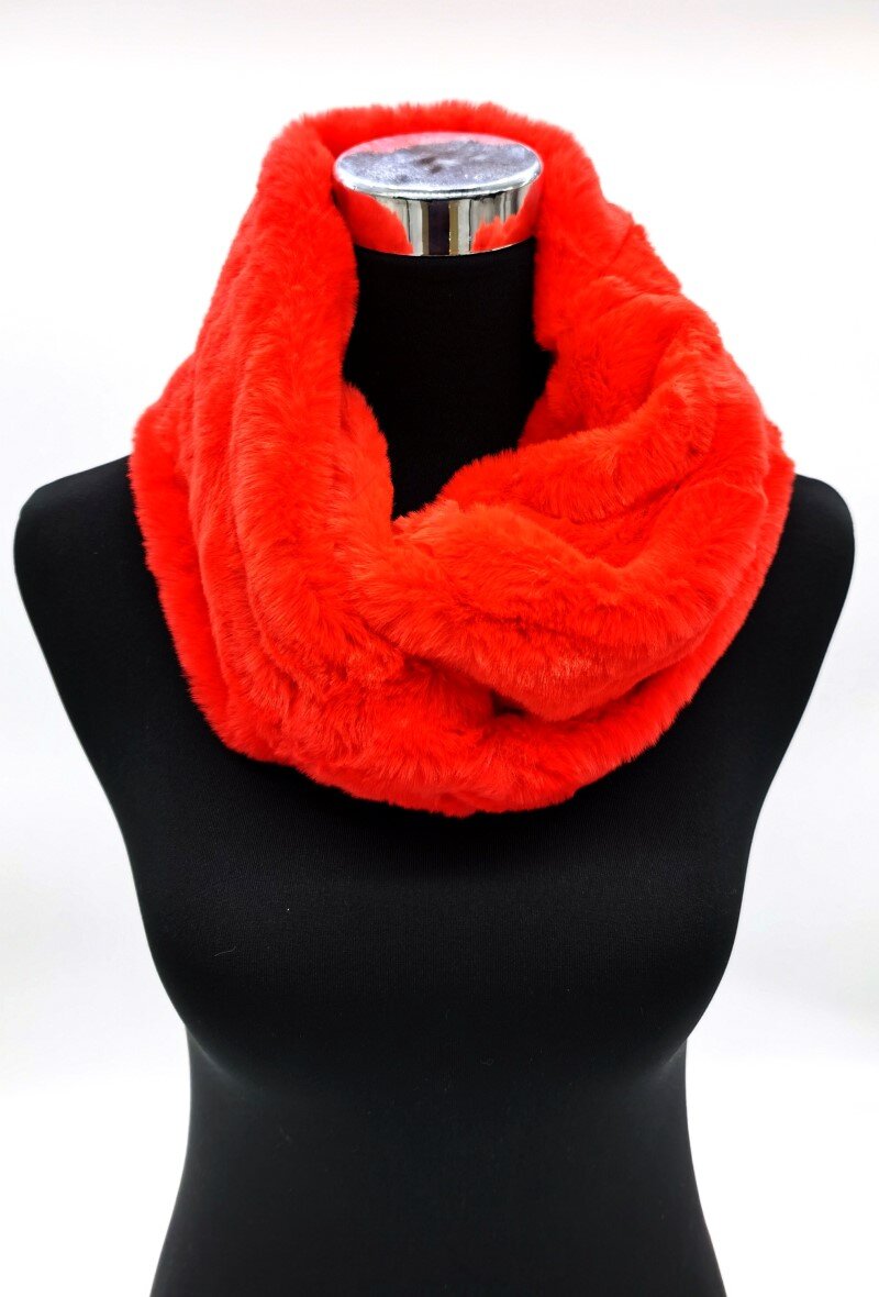 Grossiste M&P Accessoires - Snood tour de cou doux fausse fourrure - largeur 25 CM
