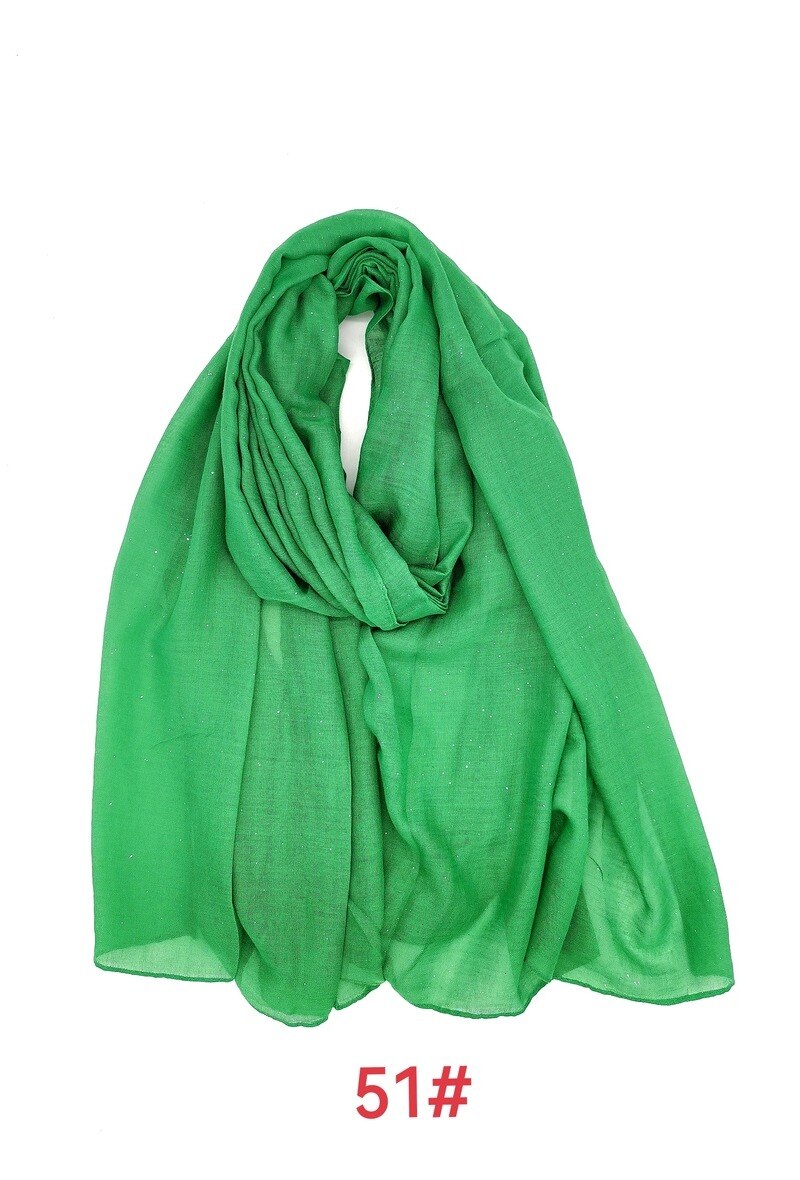 Wholesaler M&P Accessoires - Plain glitter scarf 180*70 cm