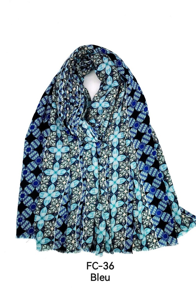 Großhändler M&P Accessoires - Schal mit Blumenmonogramm-Print