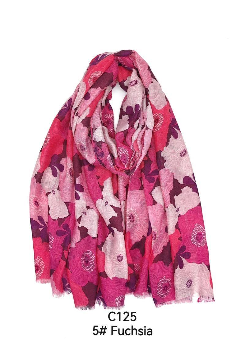Großhändler M&P Accessoires - Schal mit Blumenmuster