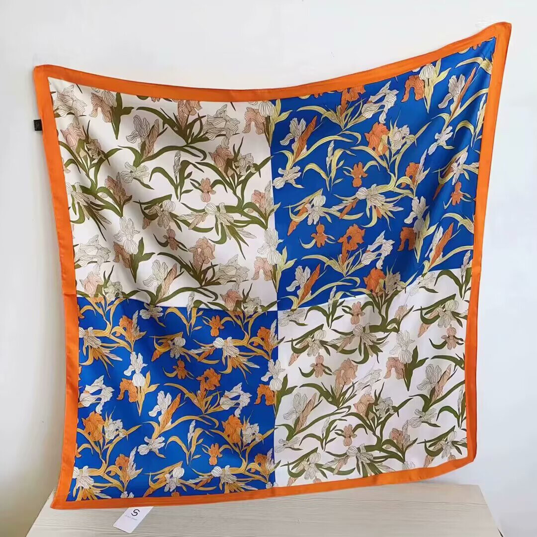 Großhändler M&P Accessoires - Quadrat 90*90cm bedruckte Blumen