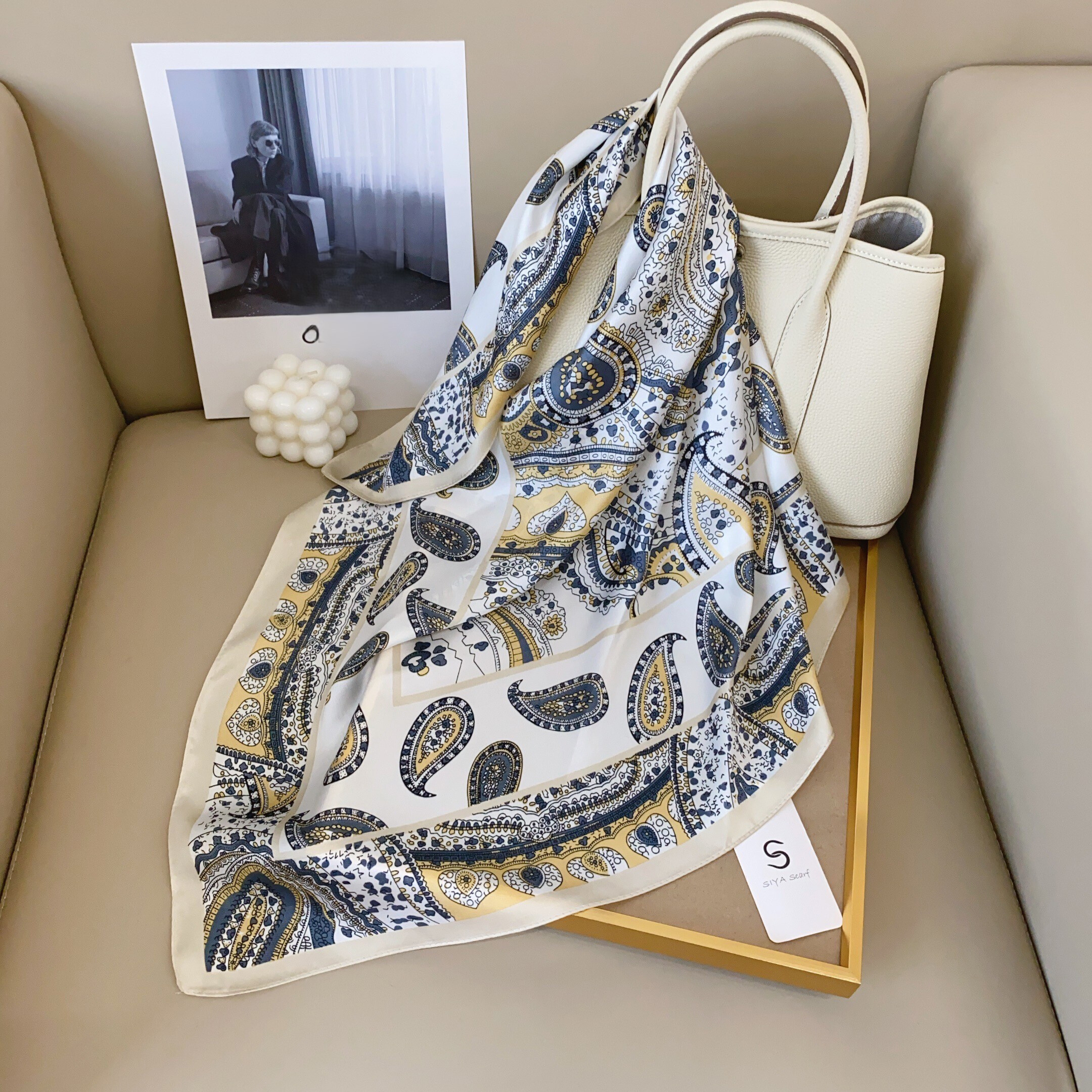 Grossista M&P Accessoires - Stampa fantasia quadrata piccola 70*70 cm