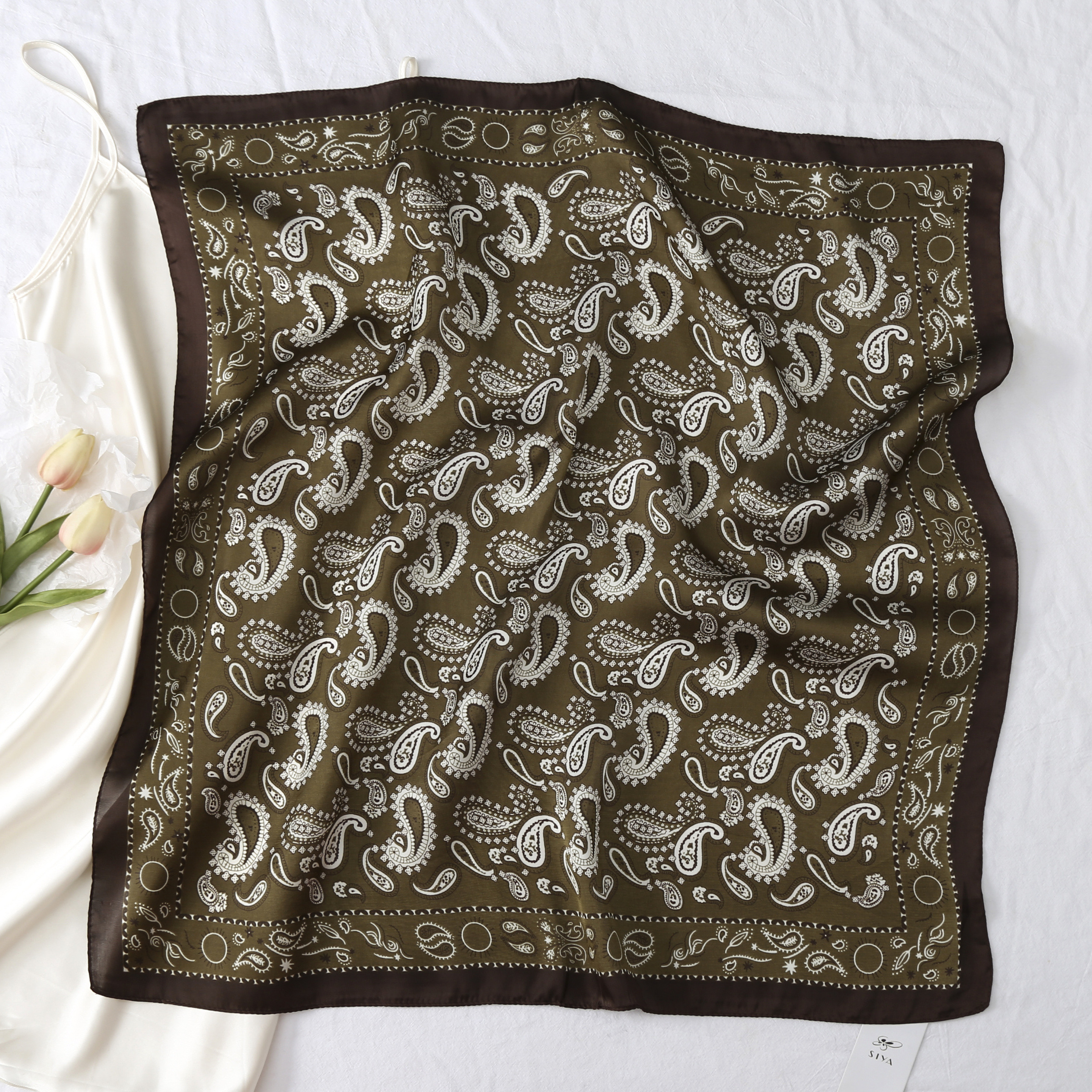 Mayorista M&P Accessoires - Pequeño cuadrado 70*70 cm estampado de leopardo