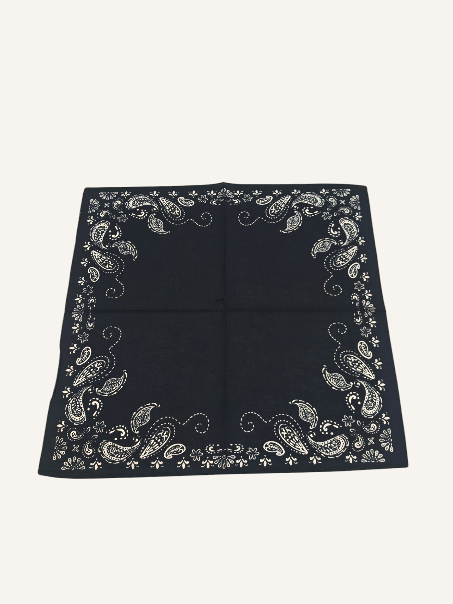 Grossiste M&P Accessoires - Petit carré bandana 53*53cm imprimé paisley
