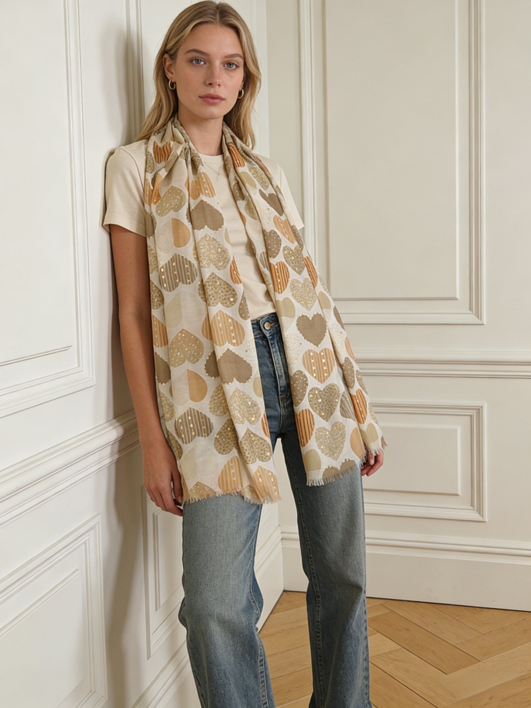 Mayorista M&P Accessoires - Pañuelo con estampado floral