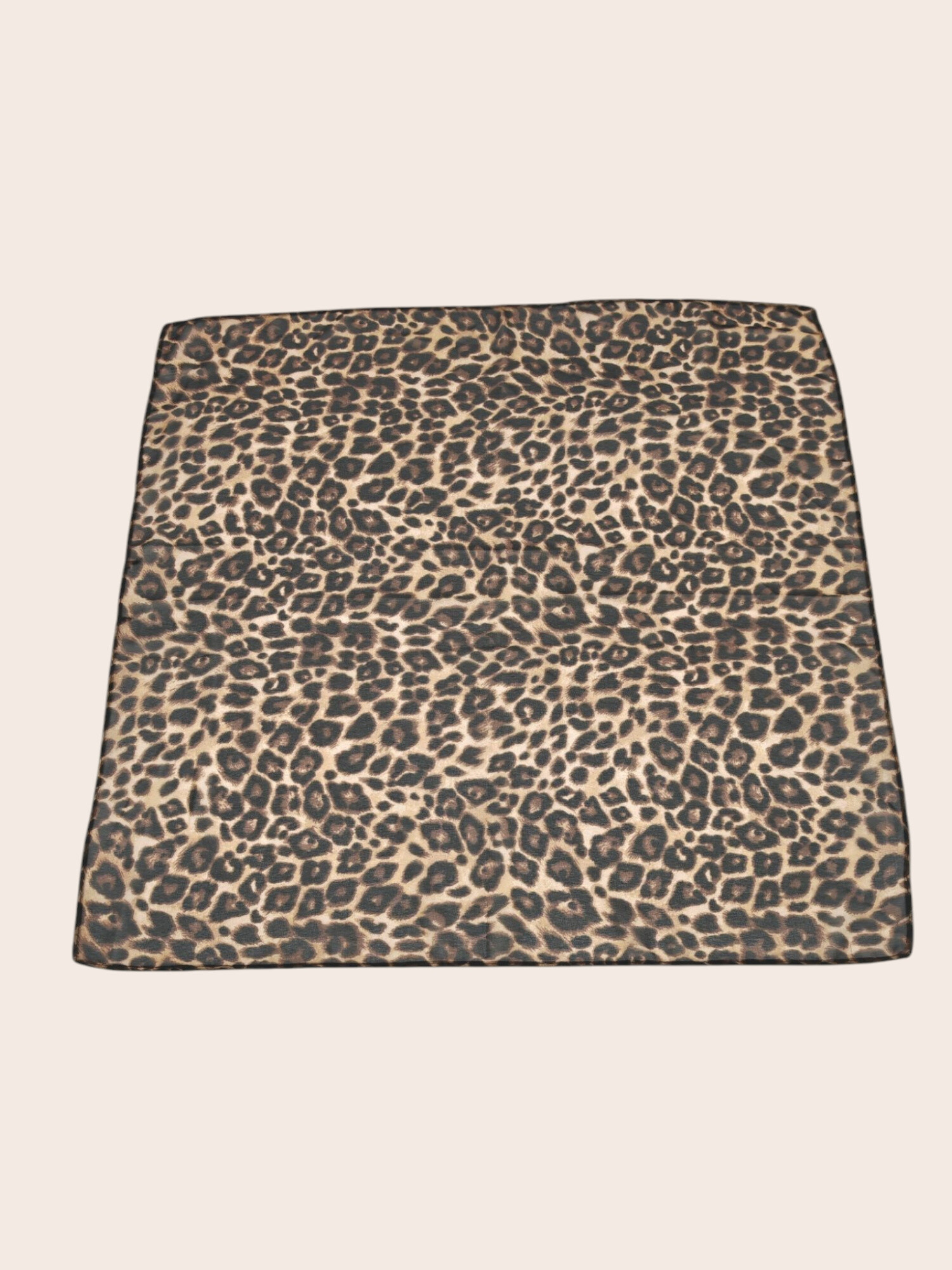 Grossiste M&P Accessoires - Petit carré 58*58cm léger imprimé léopard
