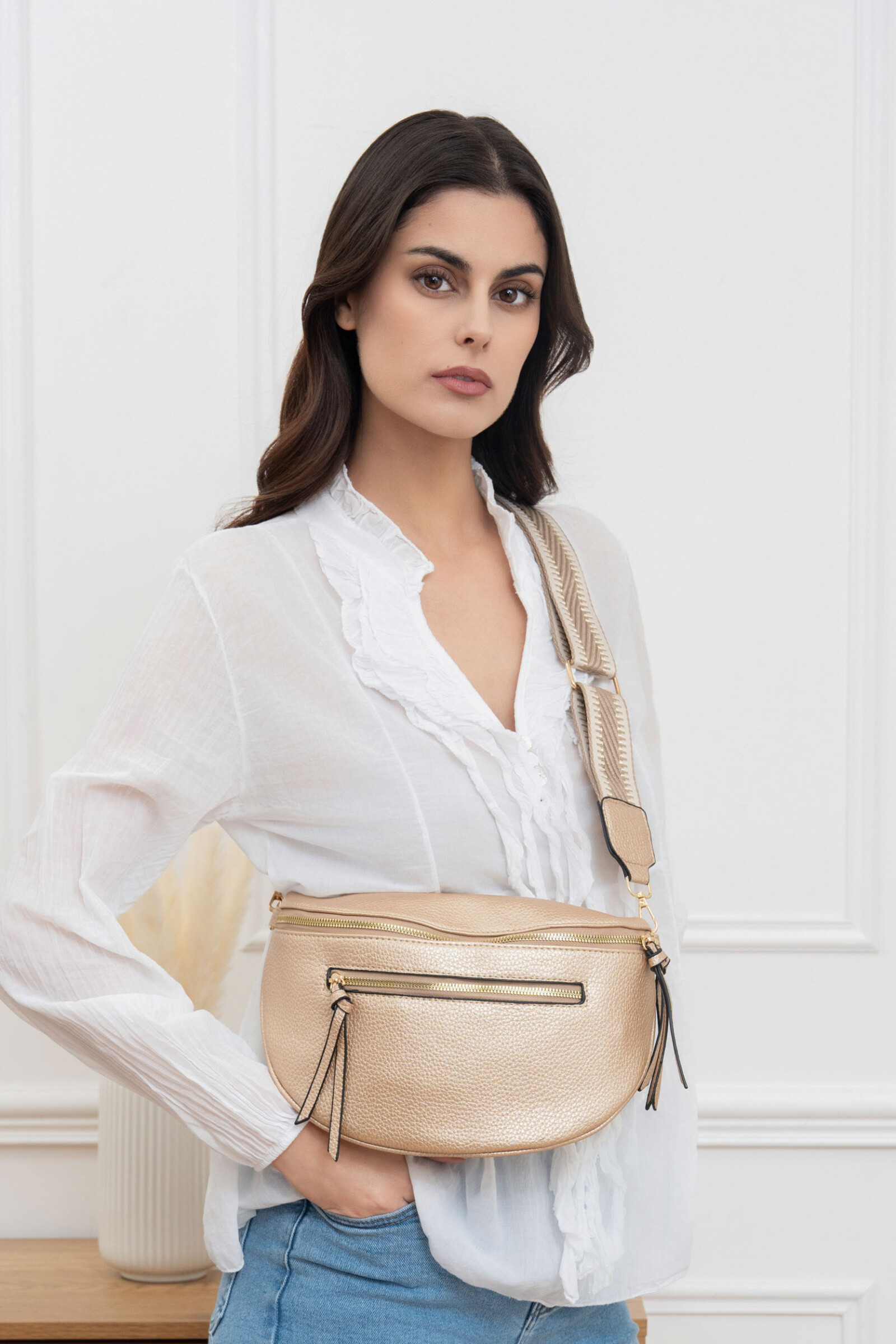 Wholesaler M&P Accessoires - Belt bag with removable shoulder strap