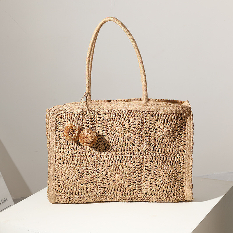 Wholesaler M&P Accessoires - Macrame basket tote bag