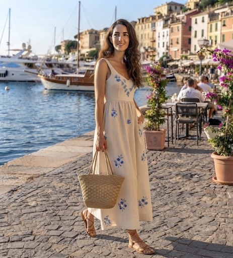 Grossiste M&P Accessoires - Petit sac cabas porté épaule sac plage tressé