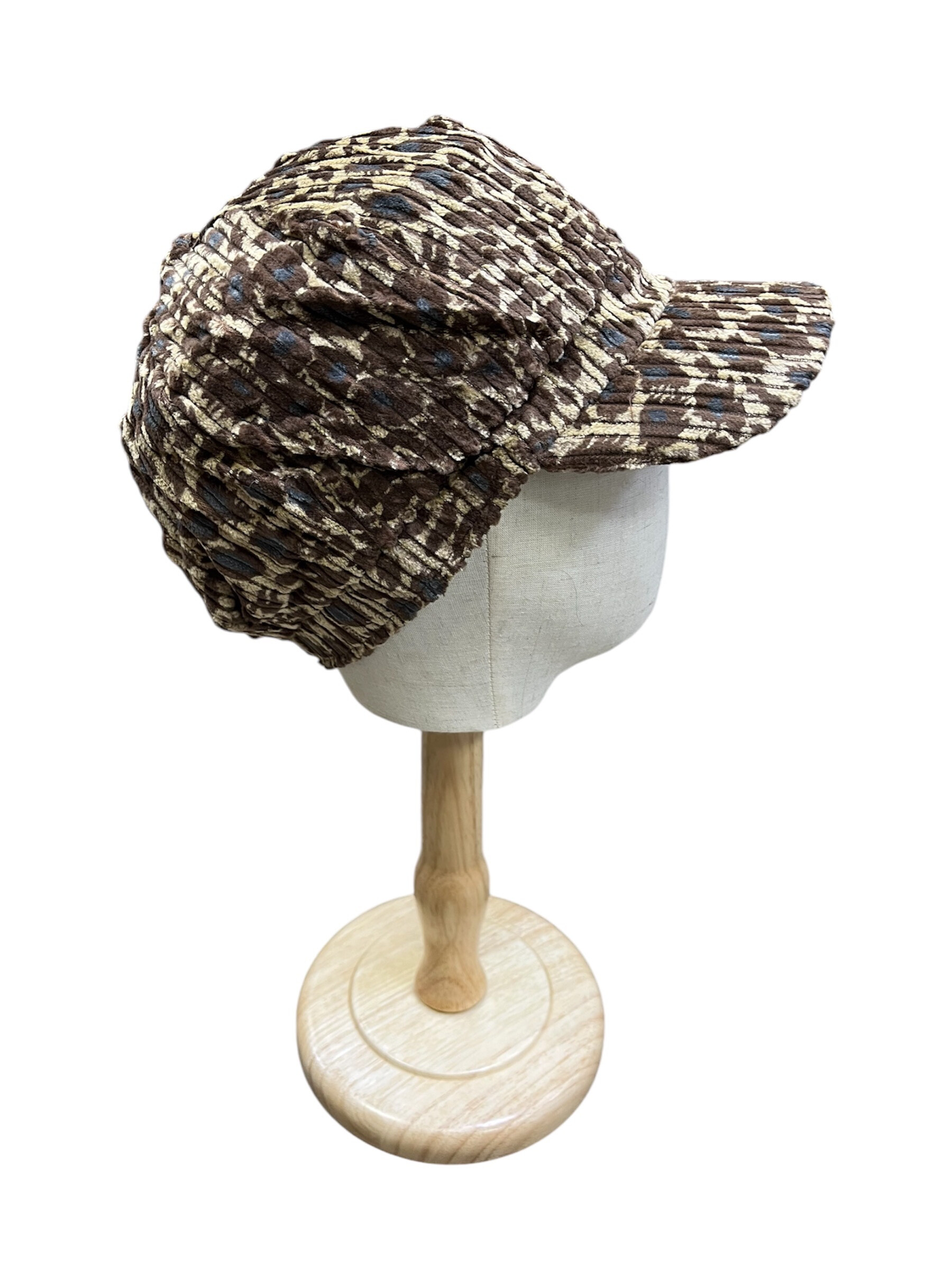 Wholesaler Mac Moda - velvet imitation leopard cap