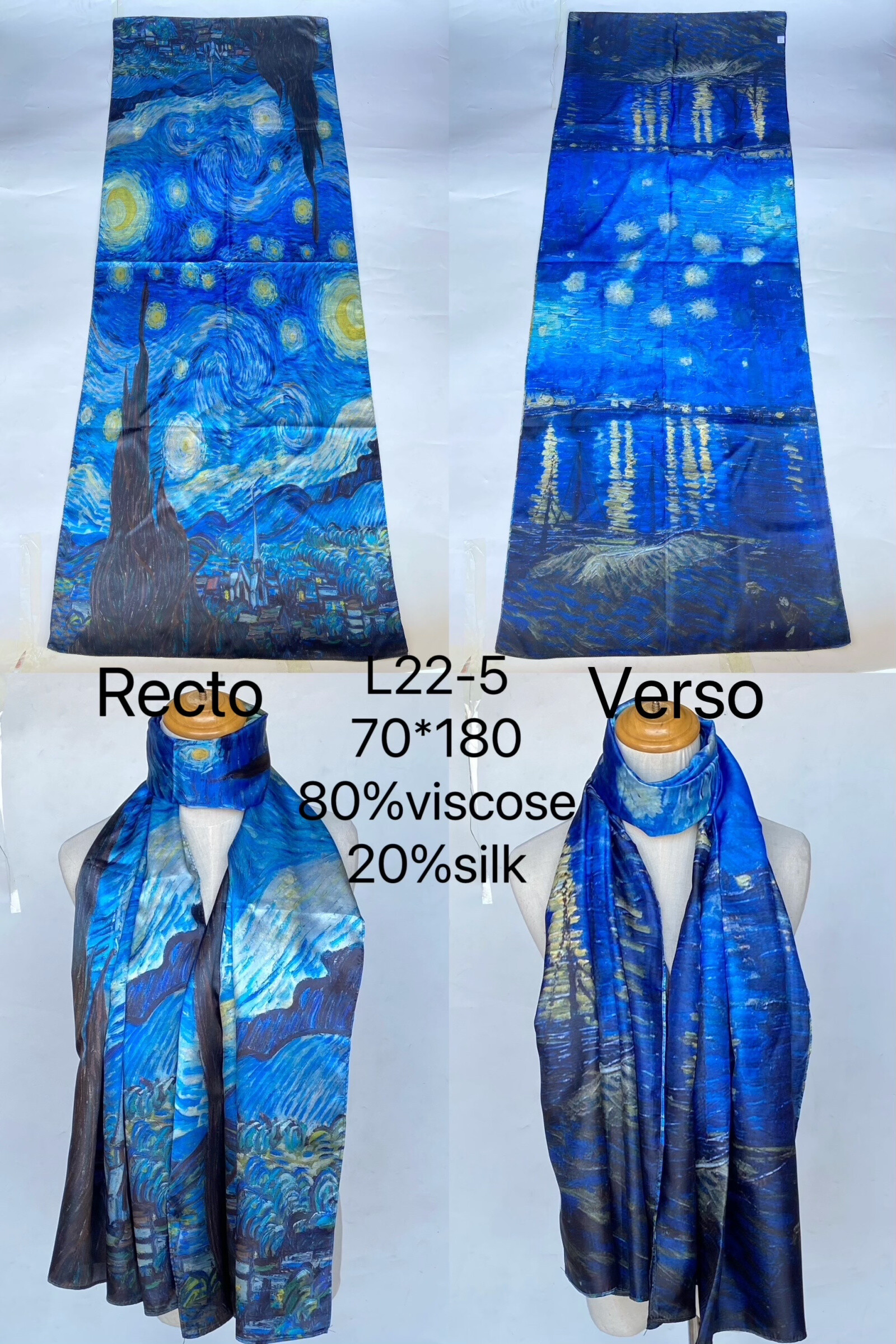 Mayorista Mac Moda - bufanda de satén de mesa