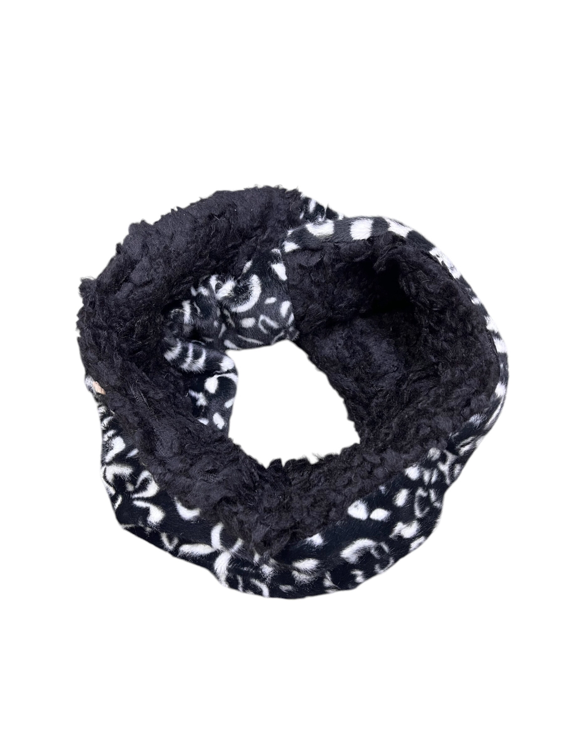 Wholesaler Mac Moda - reversible leopard choker with soft effect interior