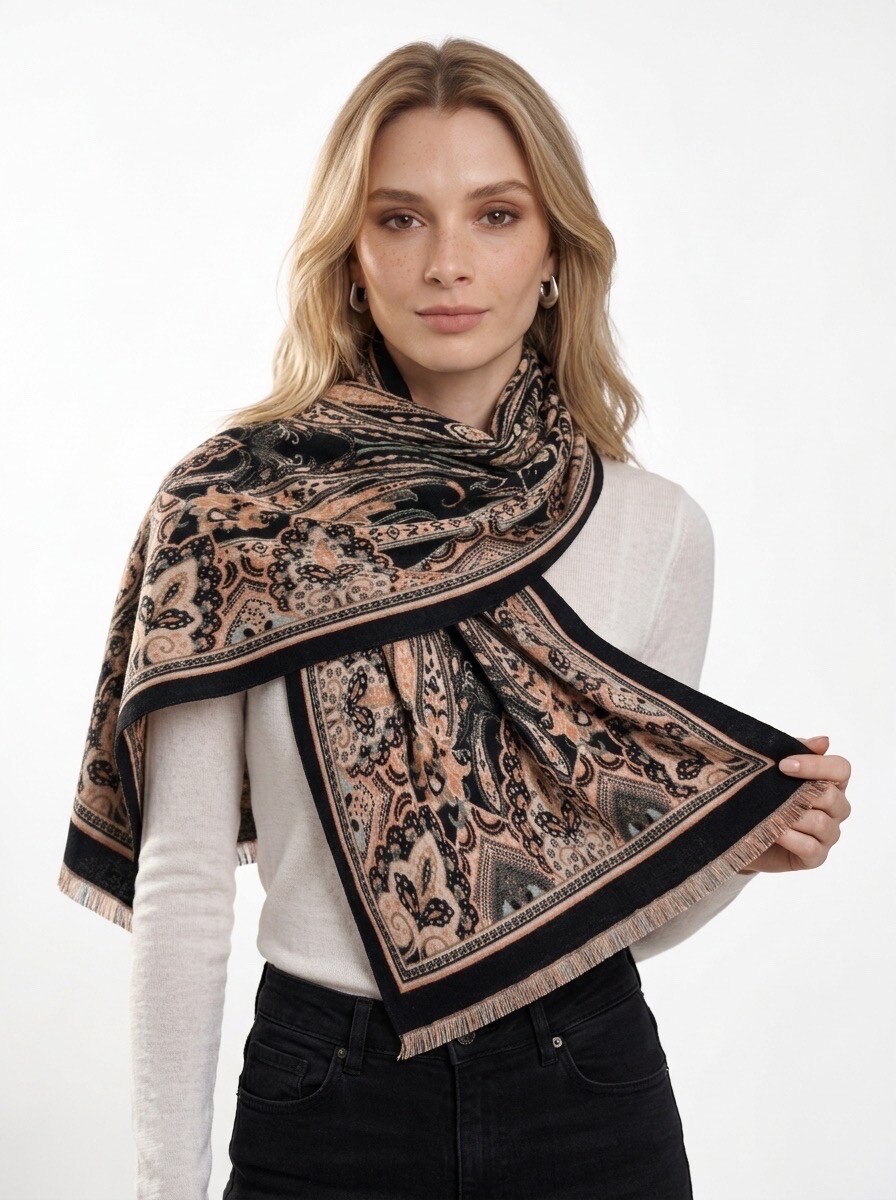 Grossiste Mac Moda - écharpe épaisse imprimée