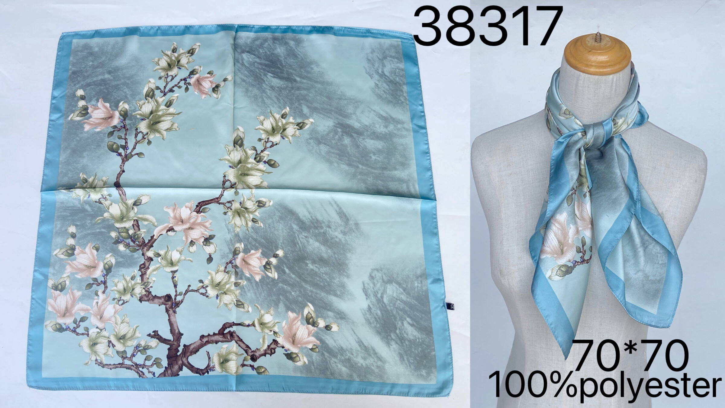 Wholesaler Mac Moda - printed square scarf 70*70cm