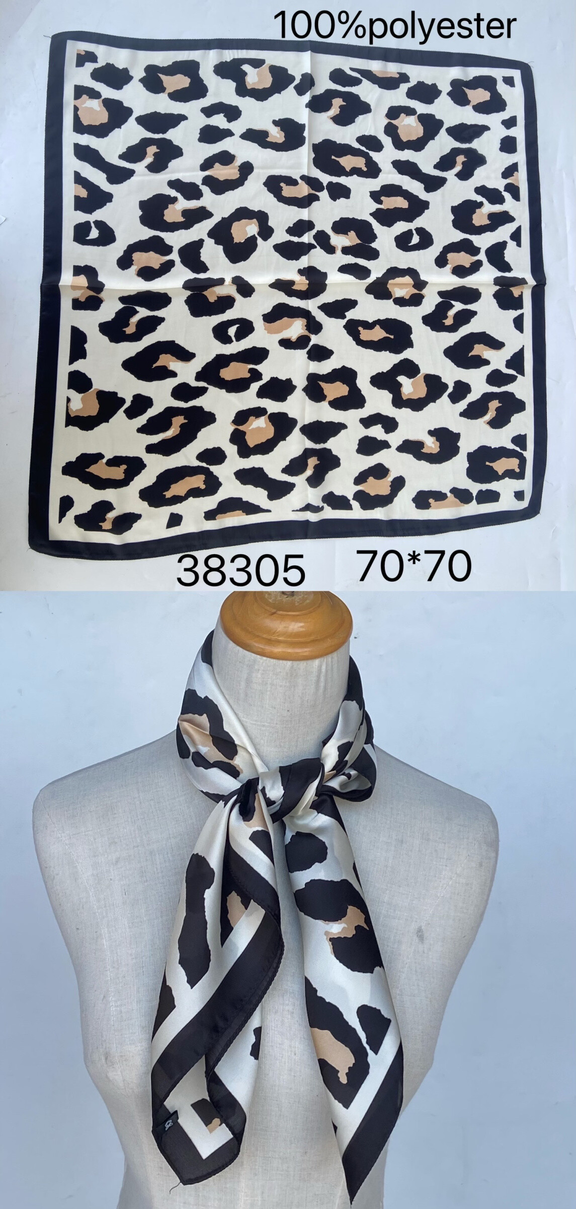 Wholesaler Mac Moda - printed square scarf 70*70cm