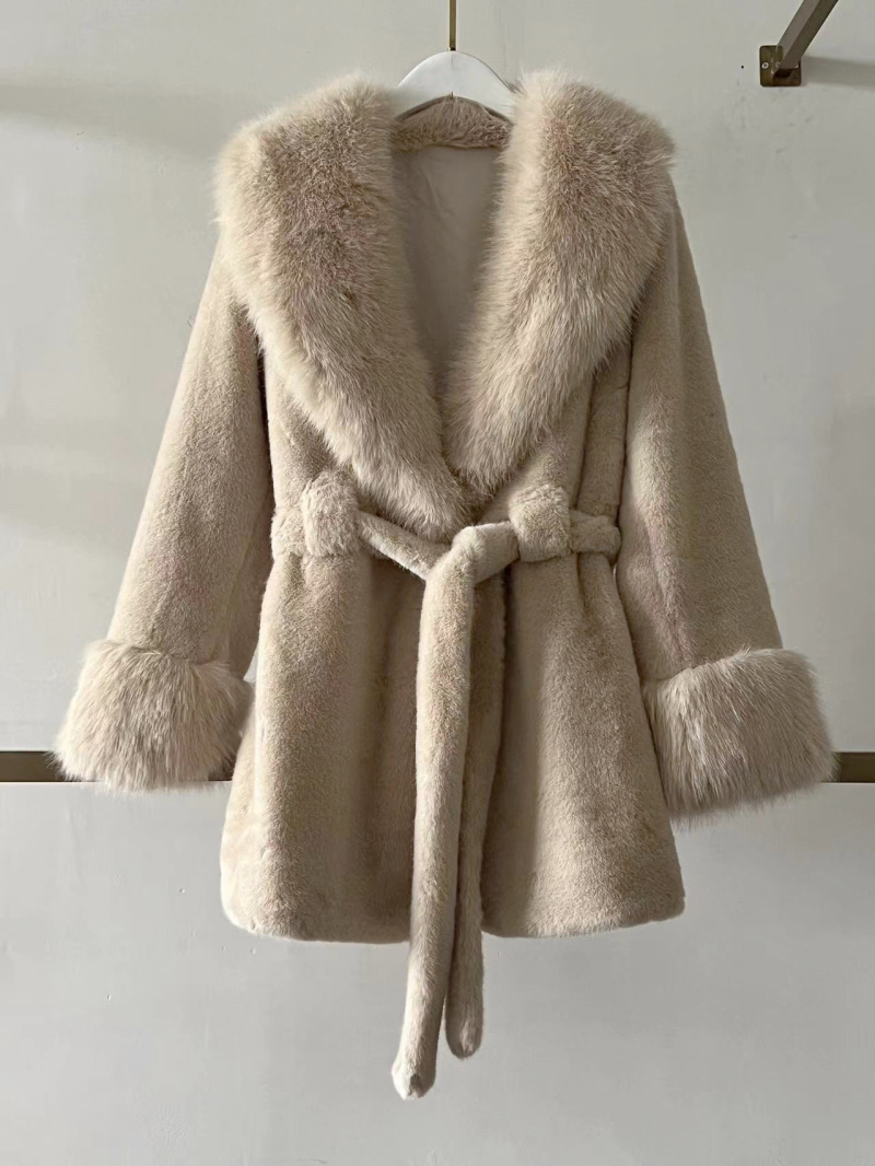 Mayorista Mac Moda - abrigo efecto visón