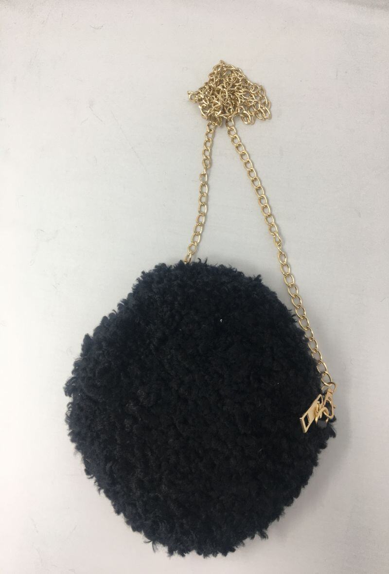 Mayorista Mac Moda - Bolso redondo de imitación de piel de oveja