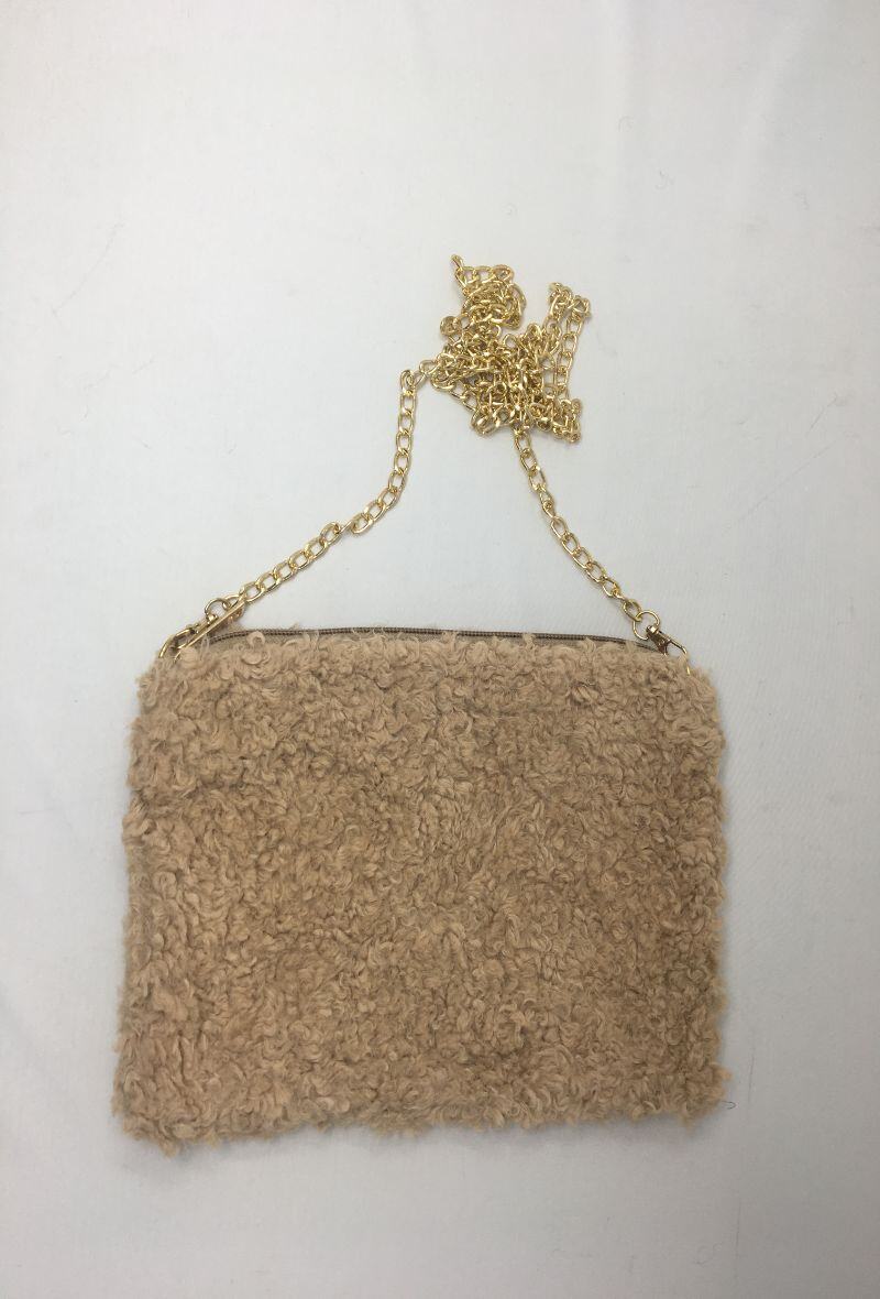 Mayorista Mac Moda - Bolso bandolera / bolso de imitación de piel de oveja