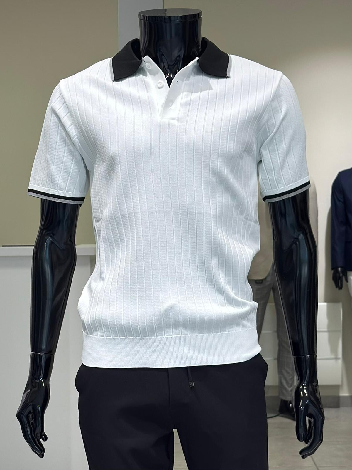 Grossista MACKTEN - Polo uomo bianco