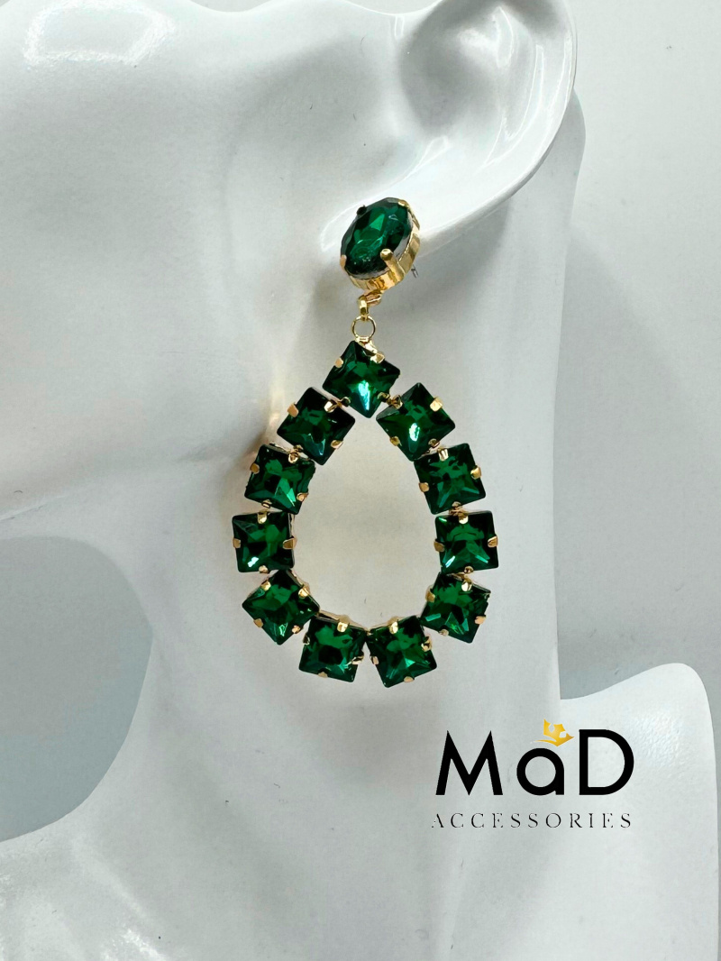 Großhändler MAD ACCESSORIES - Strass-Hochzeitsohrringe