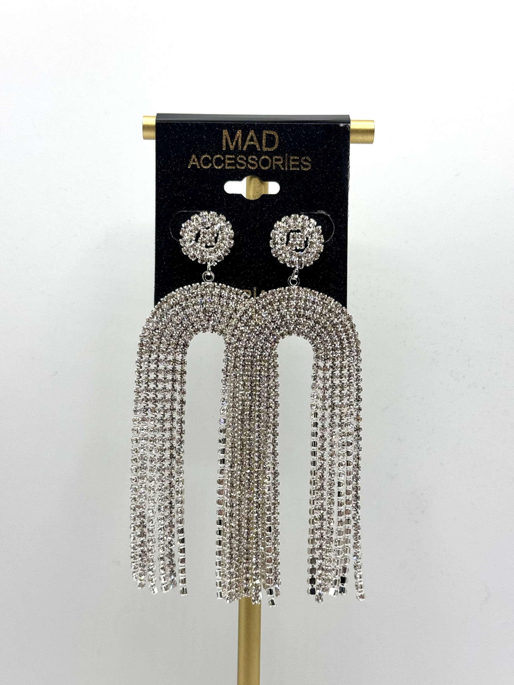 Wholesaler MAD ACCESSORIES - Rhinestone wedding earrings