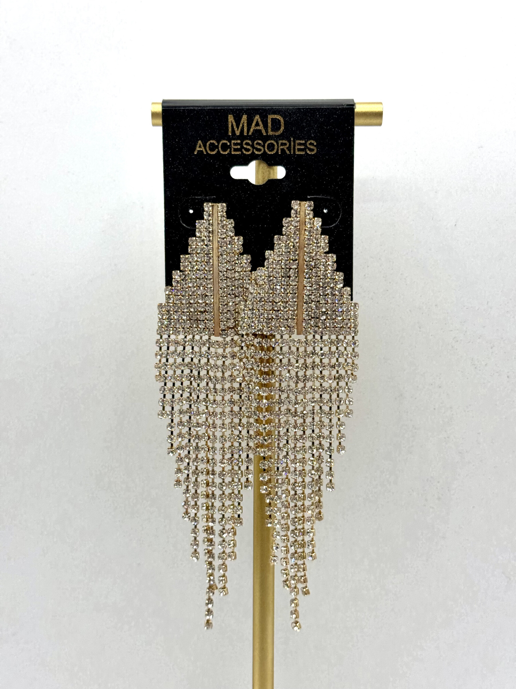 Wholesaler MAD ACCESSORIES - Rhinestone wedding earrings