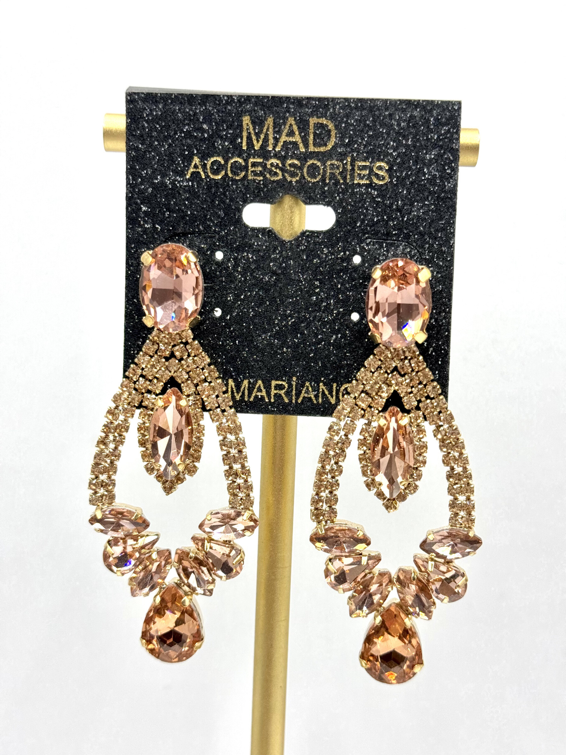 Wholesaler MAD ACCESSORIES - Rhinestone wedding earrings