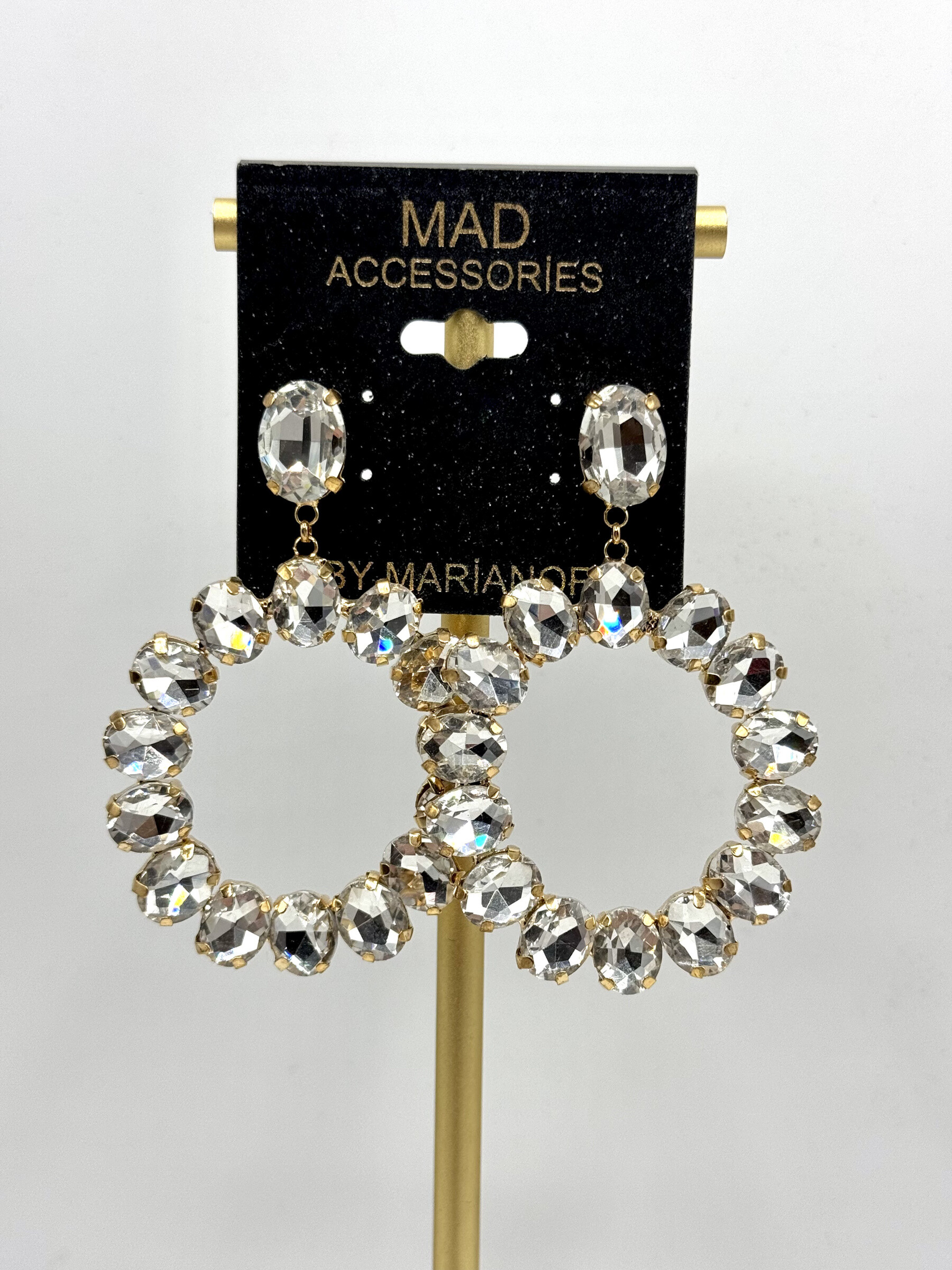 Wholesaler MAD ACCESSORIES - Rhinestone wedding earrings