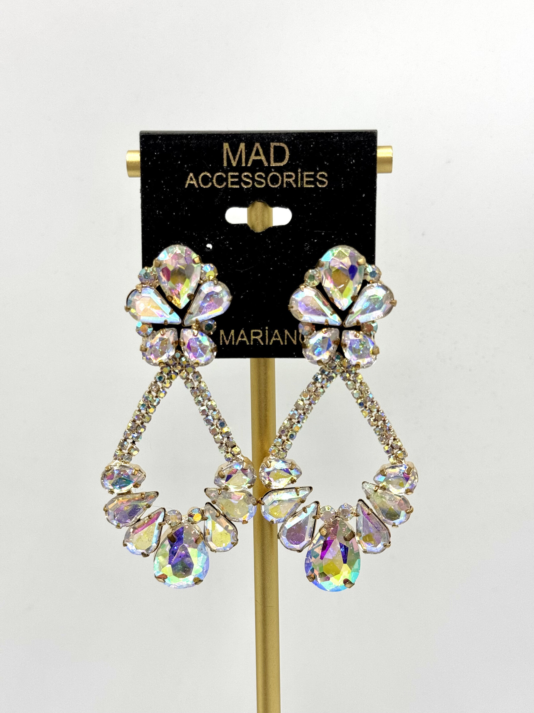 Wholesaler MAD ACCESSORIES - Rhinestone wedding earrings