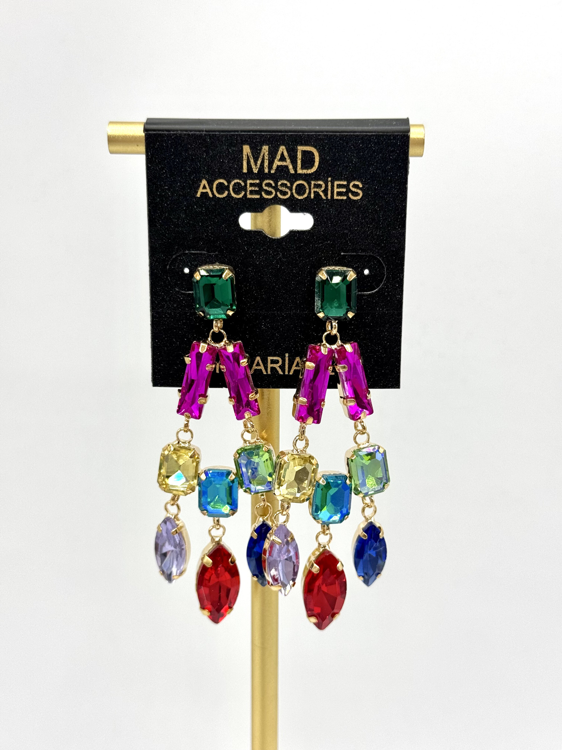 Wholesaler MAD ACCESSORIES - Rhinestone wedding earrings