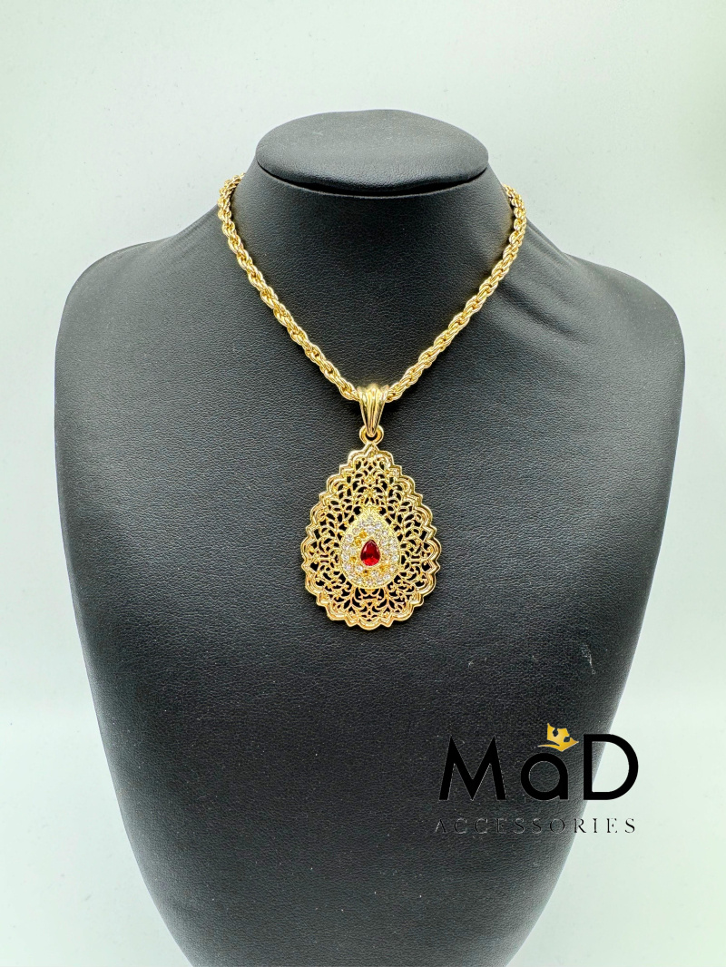 Ensemble De Bijoux Fantaisie Design Ancien - Collier, Bracelet, Boucles D'oreilles En Citrine Poire
