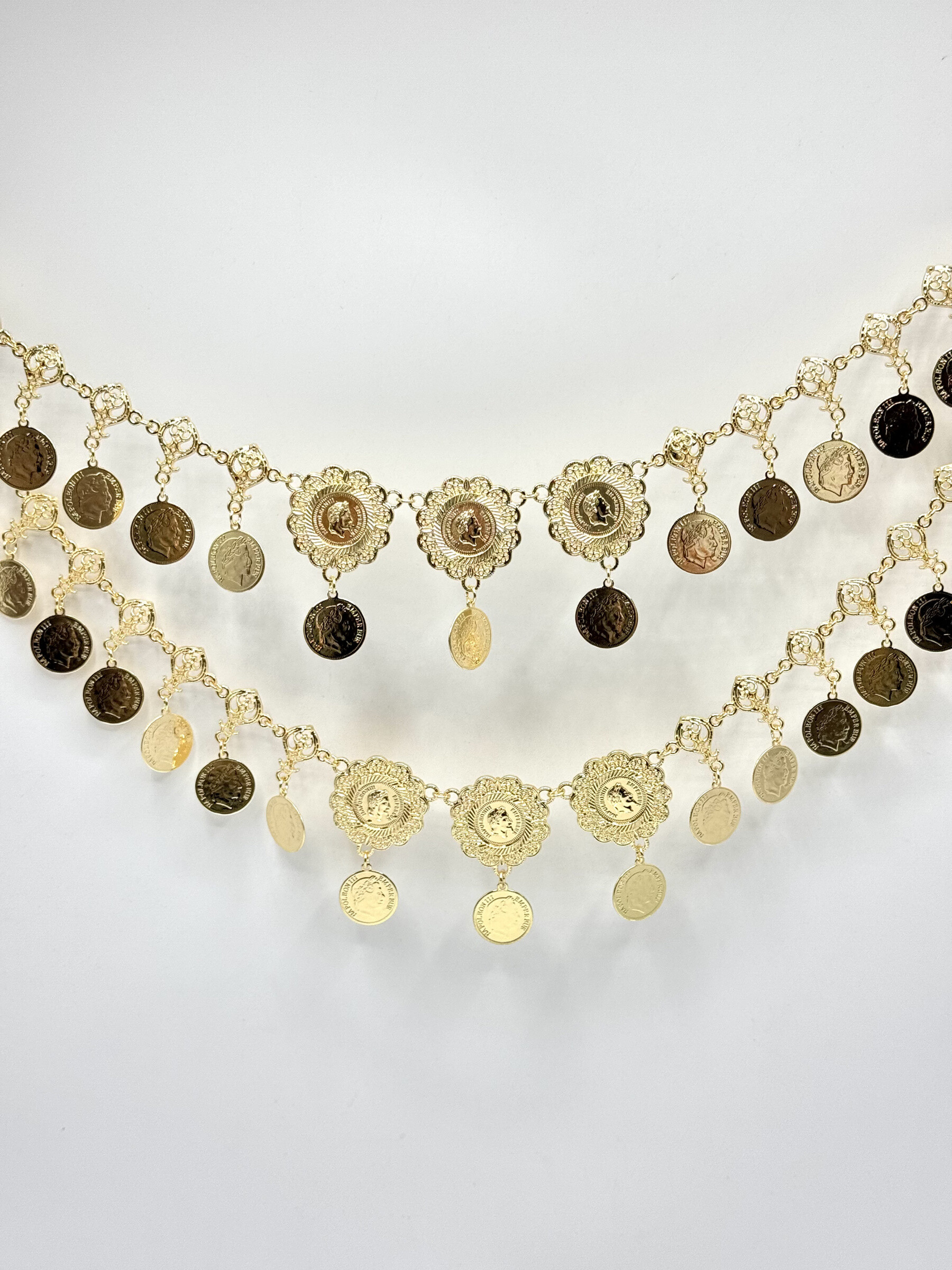Wholesaler MAD ACCESSORIES - Oriental Napoleon Parts Necklace for Caftan or Abaya