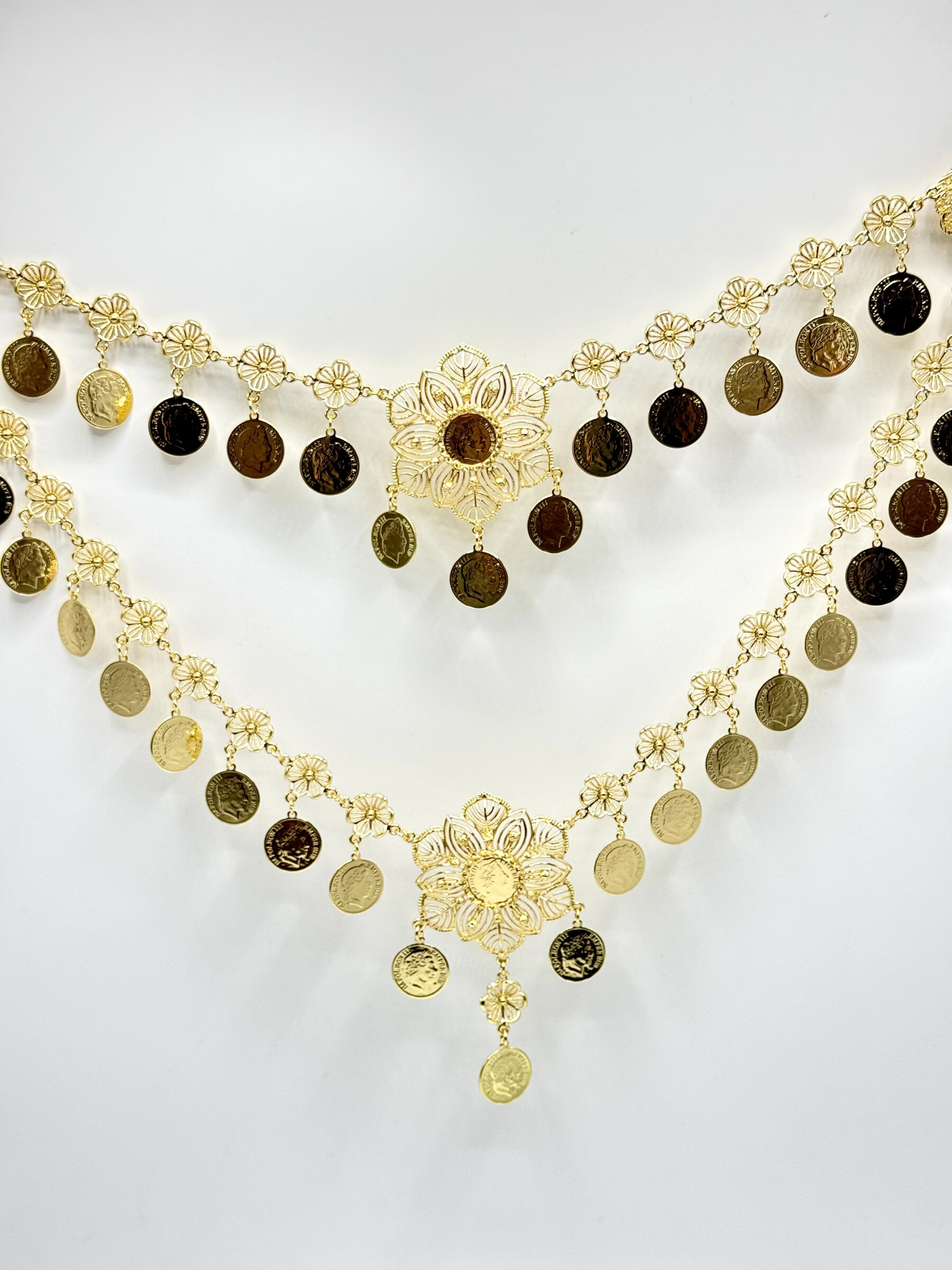 Wholesaler MAD ACCESSORIES - Oriental Napoleon Parts Necklace for Caftan or Abaya