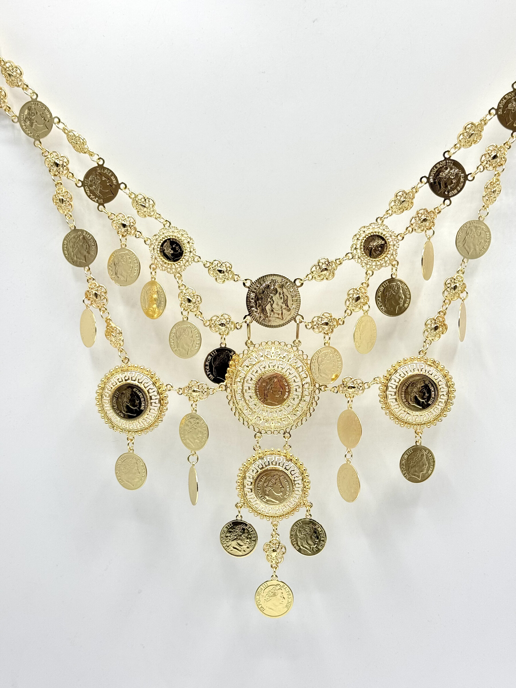 Wholesaler MAD ACCESSORIES - Oriental Napoleon Parts Necklace for Caftan or Abaya